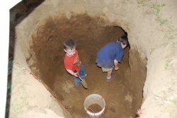 Kids digging a hole Meme Template