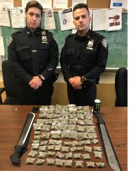 NYPD Drug bust joke Meme Template