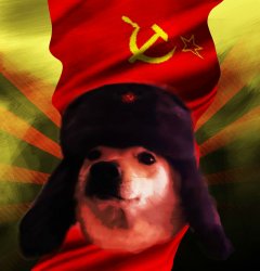 Comrade Doge Meme Template