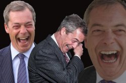 Nigel Farage Laugh Meme Template