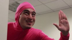 Pink Guy High five Meme Template