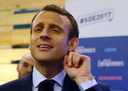 Macron heard no haters Meme Template