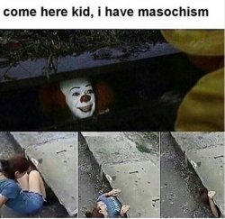 Down here pennywise Meme Template