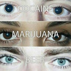 Drug eyes Meme Template