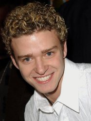 justin timberlake curly hair Meme Template