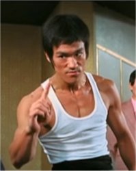 Bruce Lee Finger Meme Template