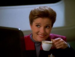 Janeway Awkward Topic Meme Template