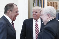 Trump Russians laugh Meme Template