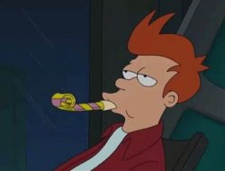 Fry_Party_Bored Meme Template
