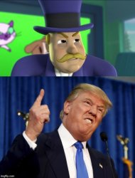 Donald Trump Vs. Mayor Humdinger Meme Template