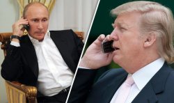 Putin-Trump on phone Meme Template