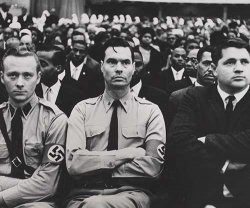 George Lincoln Rockwell at a Nation of Islam rally Meme Template