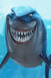 Nemo's shark Meme Template