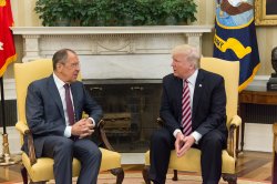 sergei and donald Meme Template