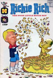 RIchie Rich Trump with pal Putin Meme Template