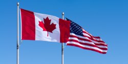 Canada America Flags Meme Template