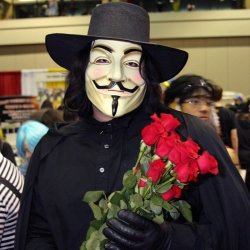 Anonymous Roses Meme Template