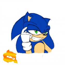 Sonic roll safe meme Meme Template