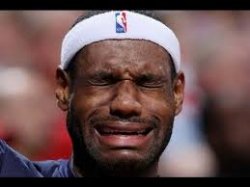 LEBRON JAMES CRY BABY Meme Template
