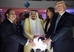 Trump's crystal ball Meme Template