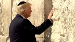 trump at wailing wall Meme Template