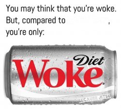 diet woke Meme Template