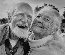 old couple laughing Meme Template