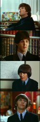 John , Paul , George and Ringo Meme Template