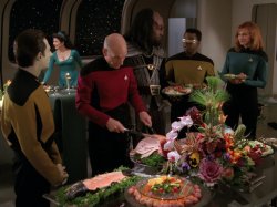 Star Trek Thanksgiving Meme Template
