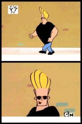 JHONNY BRAVO Meme Template