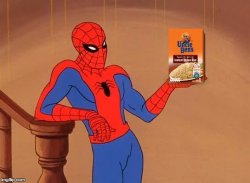 Uncle Ben's Rice Spiderman Meme Template