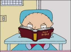 stewie family guy bible Meme Template
