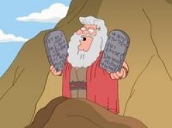 moses Griffin 15 to 10 commandments Meme Template