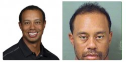 Tiger Woods Side by Side Meme Template