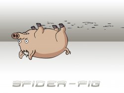 spiderpig Meme Template