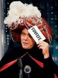 Carnac covefe  Meme Template