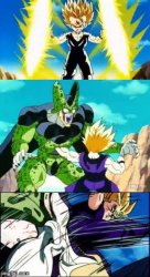Gohan Dominates Meme Template