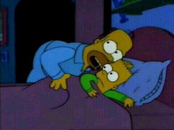 Homer scares Bart Meme Template