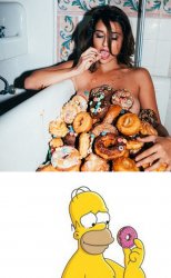 Stoopud Sexy Donuts Meme Template
