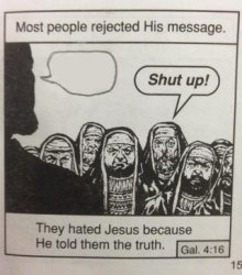 They hated Jesus meme Meme Template