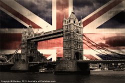 London Bridge Union Jack Meme Template