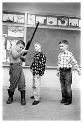 Gun Safety Class Indiana 1956 Meme Template