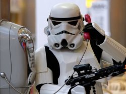 Storm Trooper telephone  Meme Template