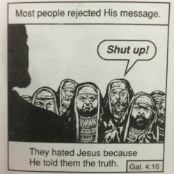 Most people denied his message Meme Template