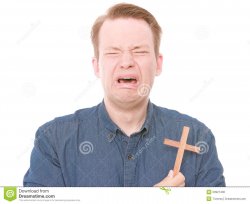 Crying Christian Meme Template