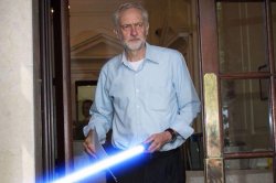 Jeremy Corbyn Lightsaber Meme Template