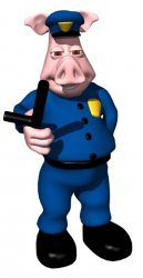 Pig Cop Meme Template