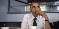 Obama Eats Alone Meme Template