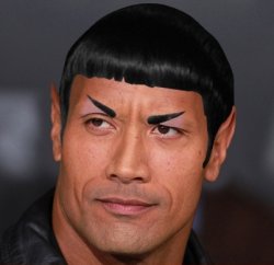 Dwayne "The Spock" Johnson Meme Template