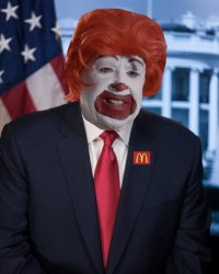 Ronald McDonald Trump Meme Template